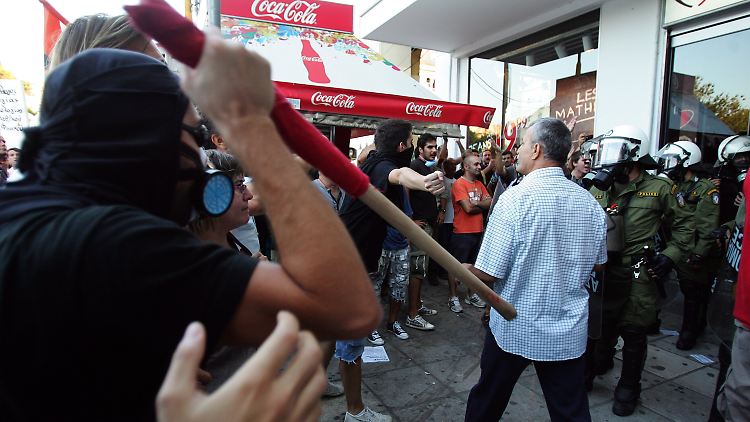 Insgesamt gingen 25.000 Menschen in Thessaloniki auf die Straße.