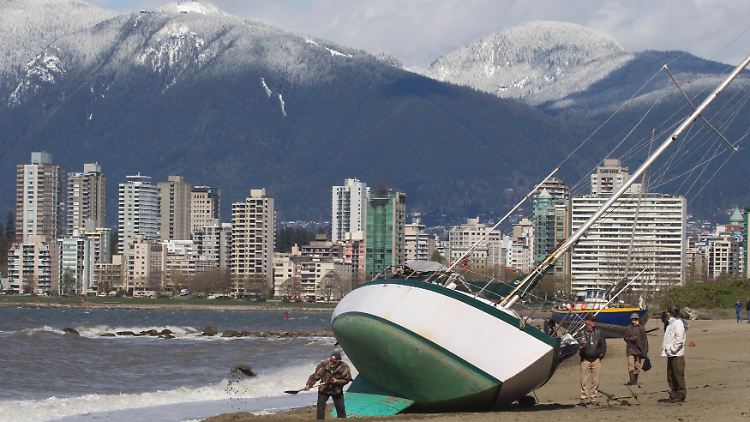 Der Strand von Vancouver hält so einige Überraschungen bereit.