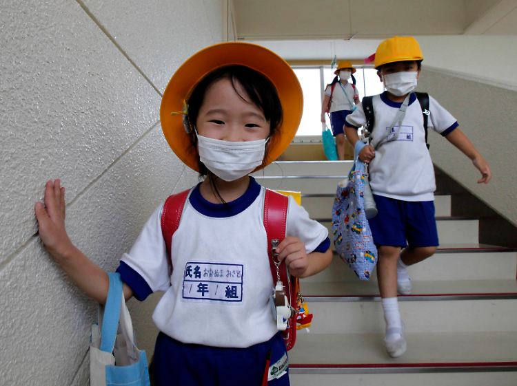 Leben abseits der Normalität: Schulkinder in der Präfektur Fukushima.