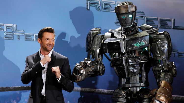 In München präsentiert Jackman seinen Film "Real Steel".