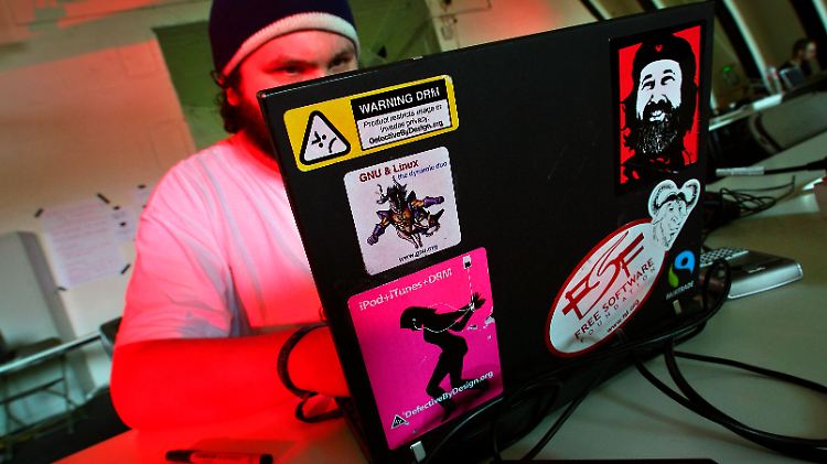 Im Mainstream angekommen? Mitglied des CCC auf dem Jahrestreffen 2007.