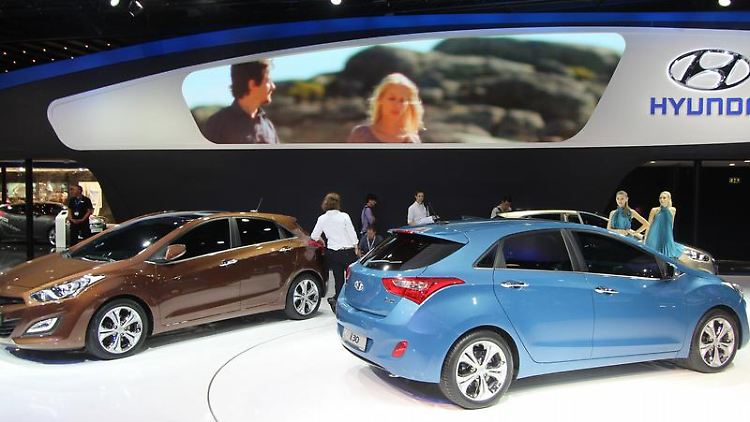 Den 2007 gestarteten i30 zeigt Hyundai auf der IAA in zweiter Generation. Das Auto wurde für den europäischen Markt entwickelt. 
