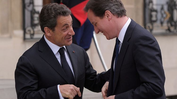 Sarkozy und Cameron ziehen in Sachen Libyen an einem Strang.