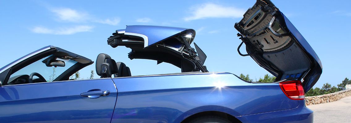 Sound-Puristen kommen beim Fahren mit offenem Verdeck eher nicht auf ihre Kosten.