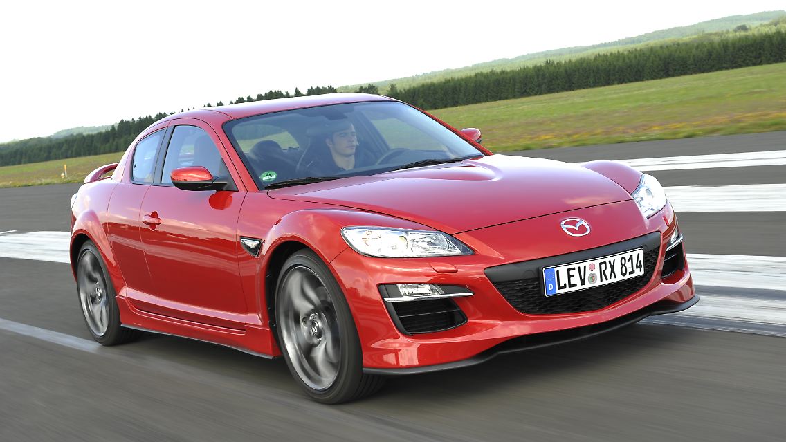 Das Mazda-Modell RX-8 ist sechs Jahre alt.