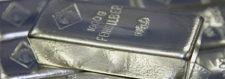 Ein Silberbarren