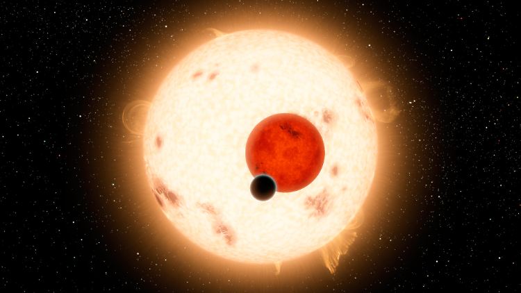 Das Weltraumteleskop "Kepler" entdeckte diesen Planeten.