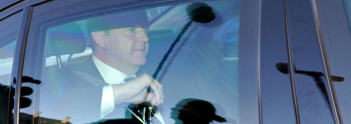 Lars Løkke Rasmussen auf dem Weg zur Königin.