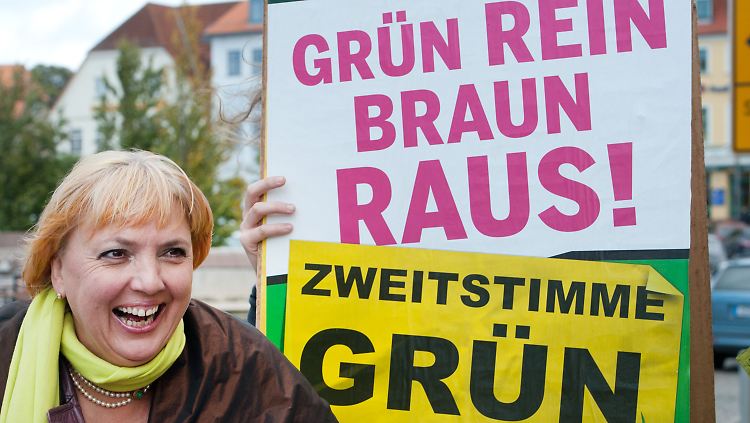 Geht da noch was? Grünen-Chefin Roth hofft darauf, noch einen Sitz zu gewinnen.