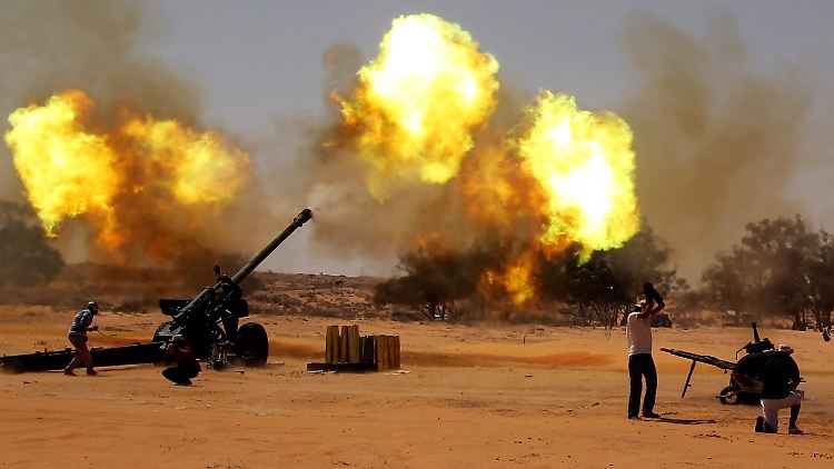 Kämpfe um Sirte: Die Rebellen haben in Teilen die Stadt offenbar schon eingenommen.