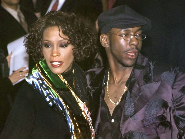 Das Musiker-Ehepaar Whitney Houston und Bobby Brown waren zehn Jahre verheiratet (Archivfoto vom 13.04.1999).