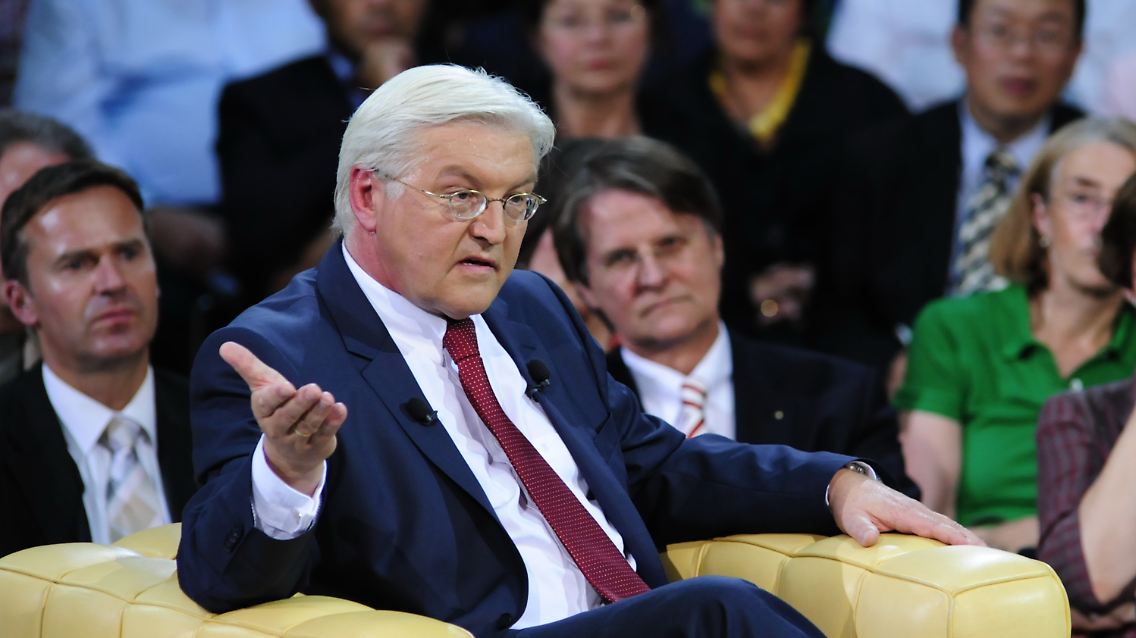 Steinmeier will sich angesichts der schlechten Umfragewerte nicht entmutigen lassen.