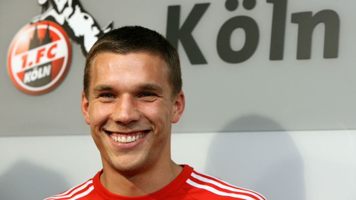 Was wären sie woanders froh, wenn sie so einen wie ihn hätten: Lukas Podolski.