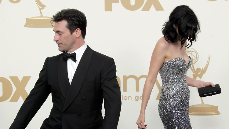 Partygänger aus den 60ern: "Mad Men" Jon Hamm und Jessica Pare.