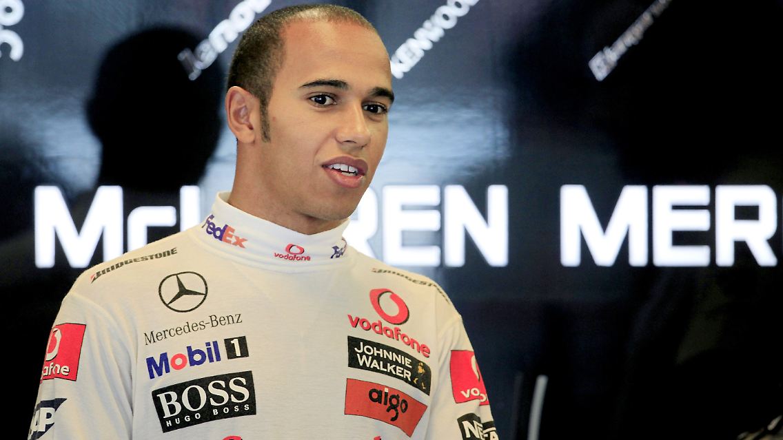Tagesbestzeit: Lewis Hamilton.