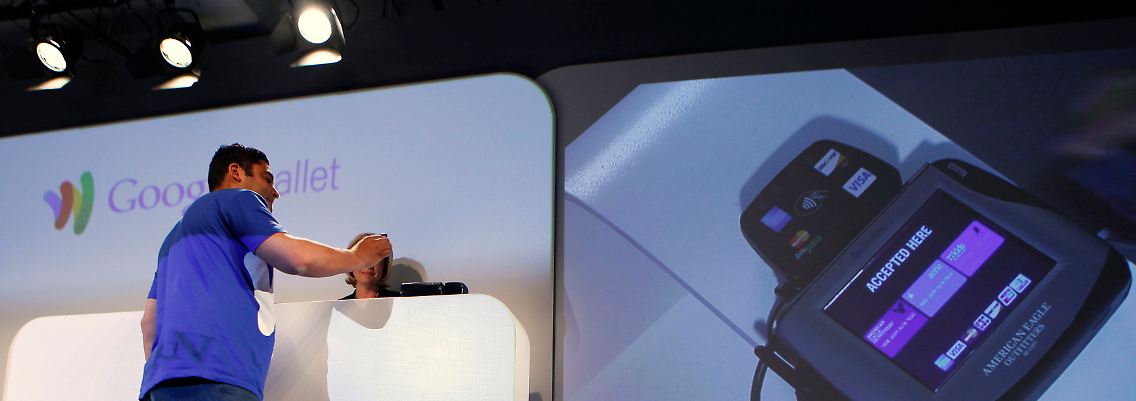 "Das ist erst der Anfang": Google-Payments-Manager Osama Bedier bei einer Wallet-Präsentation Ende Mai in New York.