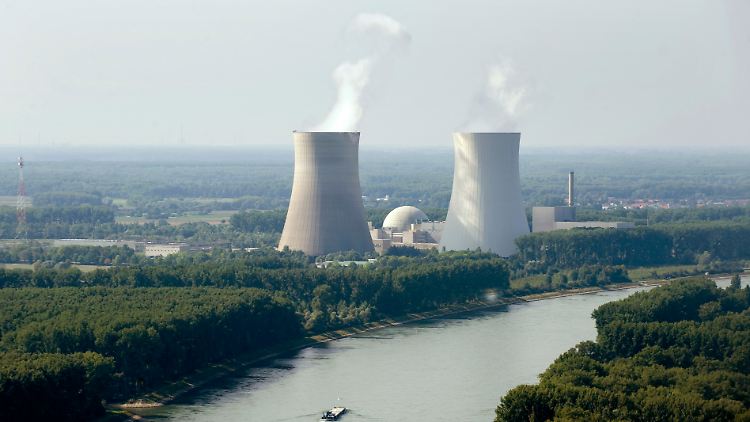 Das Atomkraftwerk Philippsburg in Baden-Württemberg. Block 1 ist stillgelegt, Block 2 soll noch bis 2028 laufen.