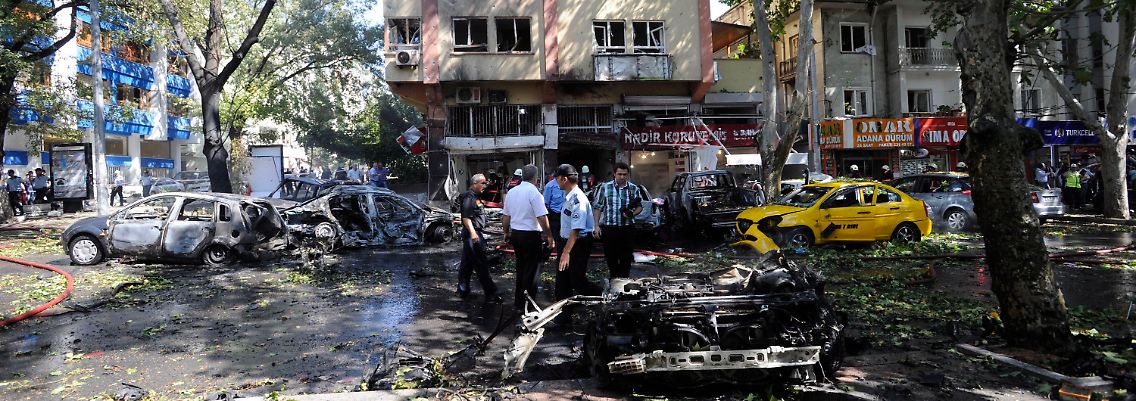 Bild der Verwüstung in Ankara.