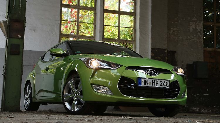 Besonders grün: Der neue Veloster als Editionsmodell.