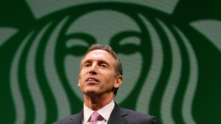 "Verdoppeln oder verdreifachen": Howard Schultz.