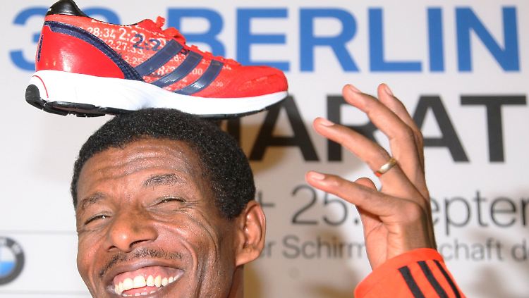 Haile Gebrselassie hält den Weltrekord bei den Herren.