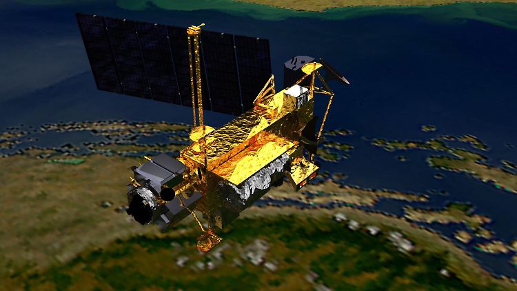 Weltraumschrott: Der Satellit ist rund sechs Tonnen schwer.