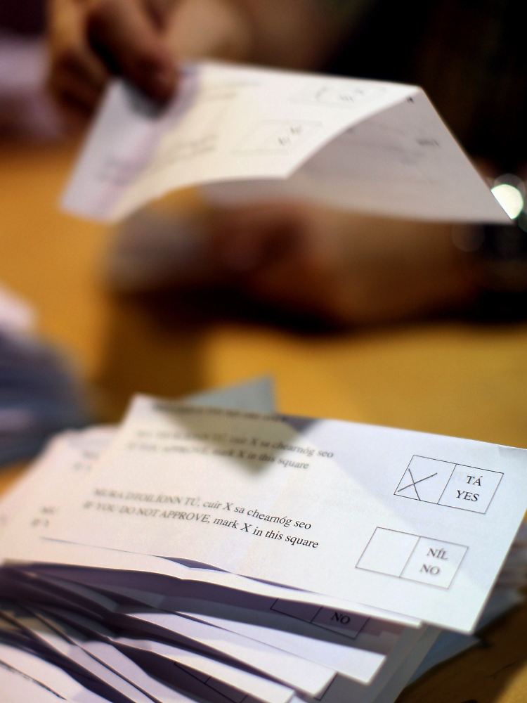 Volksabstimmungen zu Europa gibt es in kaum einem europäischen Land. Irland ist eine Ausnahme.