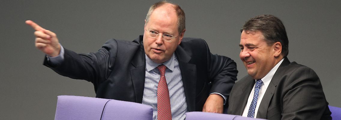 Da vorn geht's zur Regierungsbank. Nur wer soll darauf sitzen?