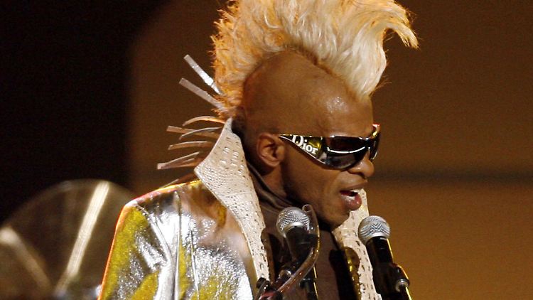 Funk-Pionier Sly Stone während der Grammy-Verleihung in Los Angeles im Februar 2006.