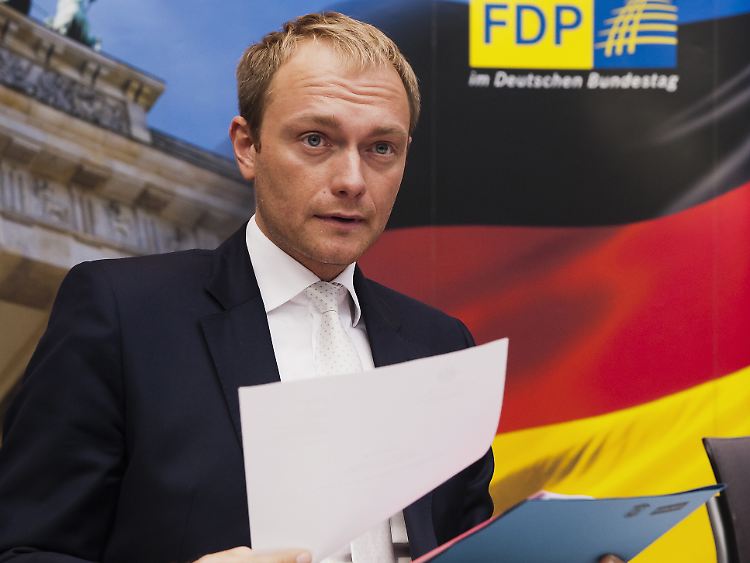 Mehr gibt's nicht: Lindner hat genug damit zu tun, die eigenen Reihen auf Kurs zu halten.