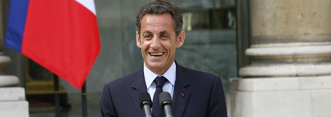 Trinkt und raucht nicht: Nicolas Sarkozy
