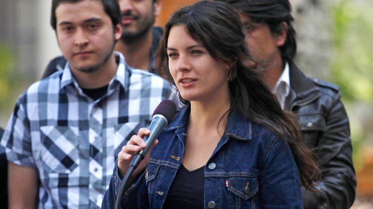 Camila Vallejo ist die Vorsitzende des Studentenbundes "Confech".