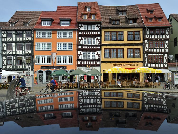 Auch kleinere Städte wie Erfurt haben viel zu bieten.
