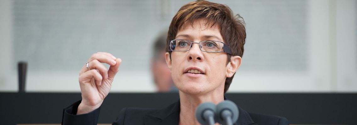 War alles nicht so gemeint: Annegret Kramp-Karrenbauer.
