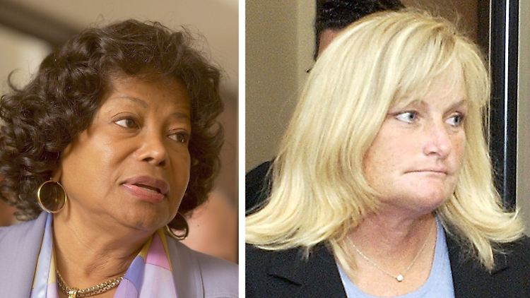 Katherine Jackson (links) scheint sich mit Rowe (rechts) geeinigt zu haben.