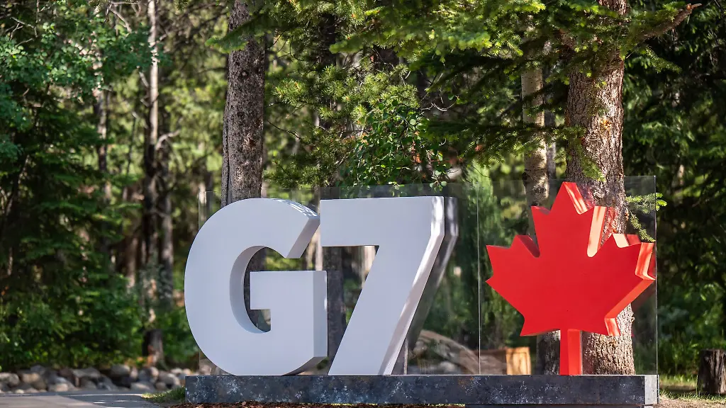 Die-Staats-und-Regierungschefs-der-G7-Staaten-treffen-sich-aktuell-in-den-kanadischen-Rocky-Mountains