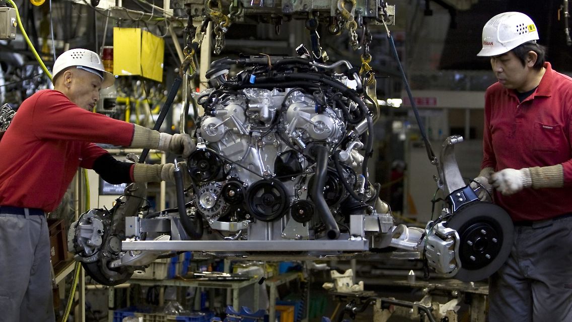 Produktion im Nissan-Werk in Tochigi.