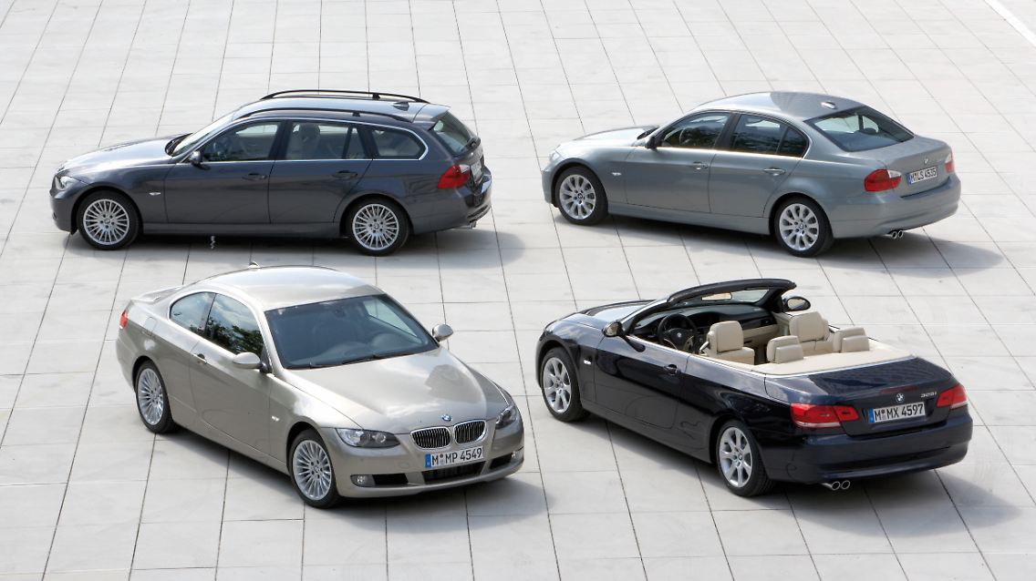 Überblick über die 3er-Familie von BMW.