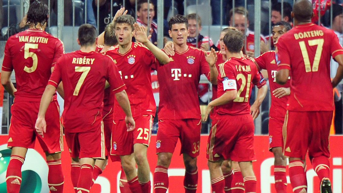 Erst jubeln, dann feiern: So stellen sich die Bayern das vor.