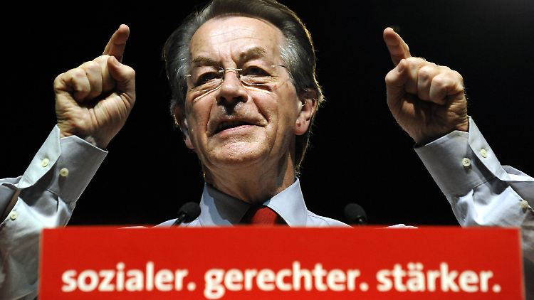 Müntefering wird deutlich.