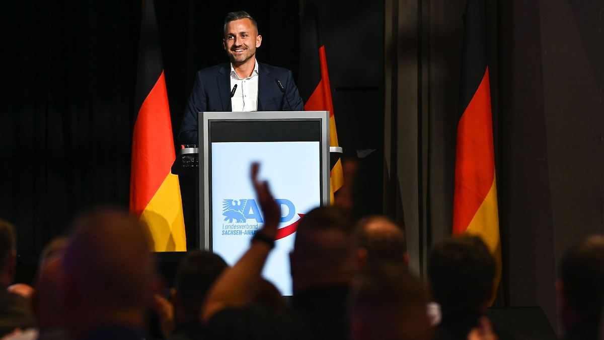 Sachsen-AnhaltAfD wählt Ulrich Siegmund zum Spitzenkandidaten
