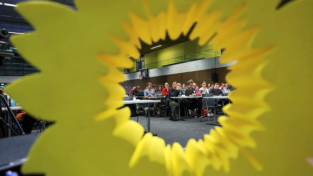 Der-Landesparteitag-der-saechsischen-Gruenen-findet-in-diesem-Jahr-in-Neukieritzsch-bei-Leipzig-statt