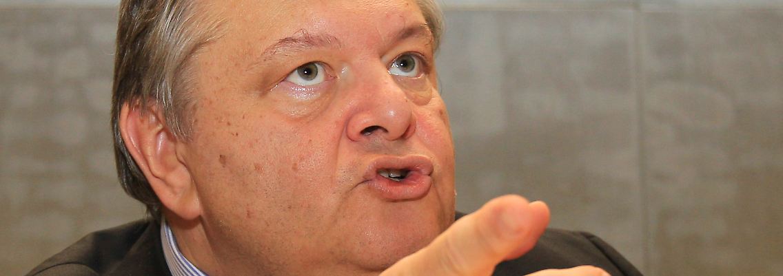 Kann keinen mangelnden Sparwillen in Griechenland erkennen: Finanzminister Venizelos.