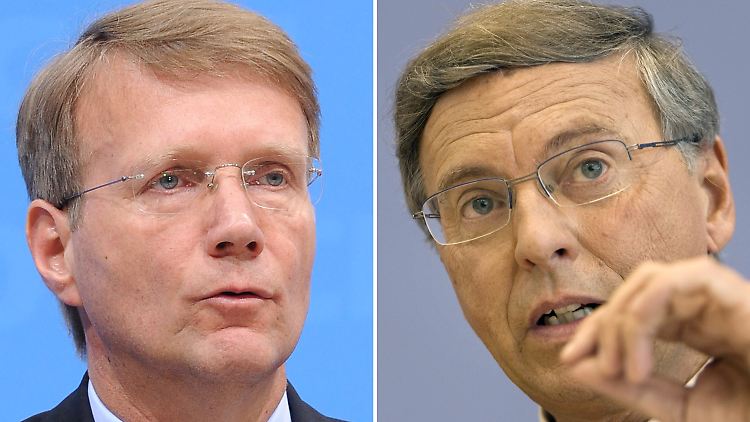 Pofalla (l.) hat sich nicht das erste Mal im Wort vergriffen. Bosbach (r.) sprach das Unbehagen aus, das viele Bürger plagt.