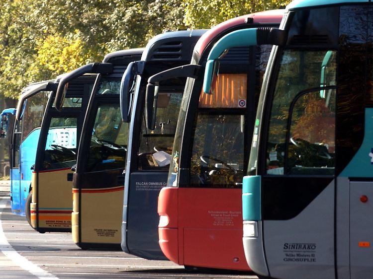 ... auch bei Busreisen.