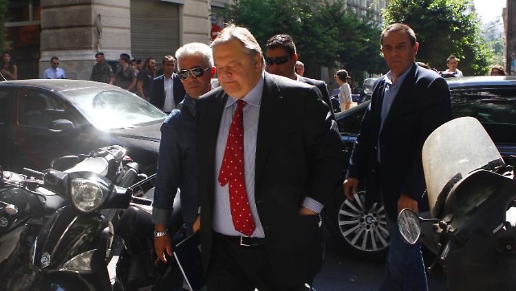 Schwergewicht unter Vollstress: Evangelos Venizelos.