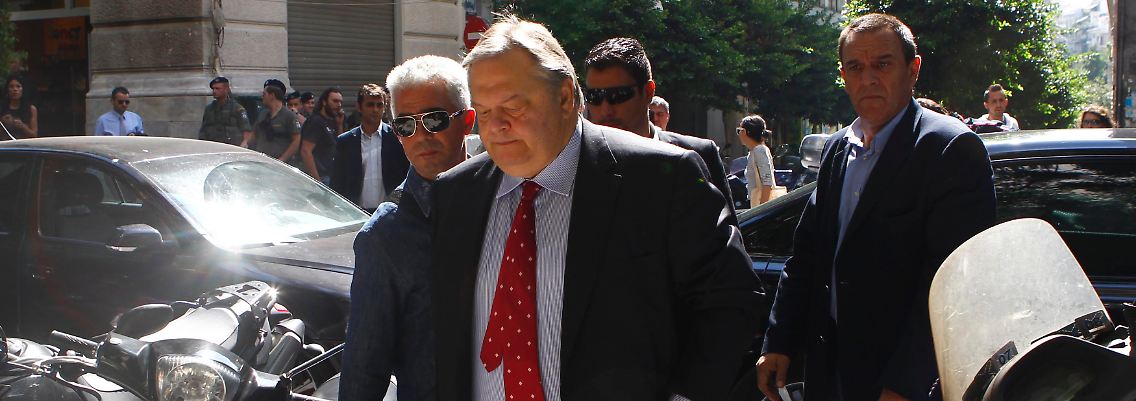 Schwergewicht unter Vollstress: Evangelos Venizelos.