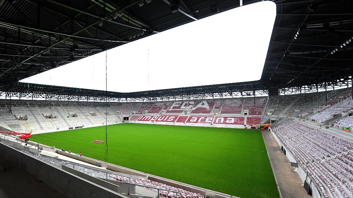 Das neue, 45 Millionen Euro teure Augsburger Stadion ist erst am 26. Juli eröffnet worden.