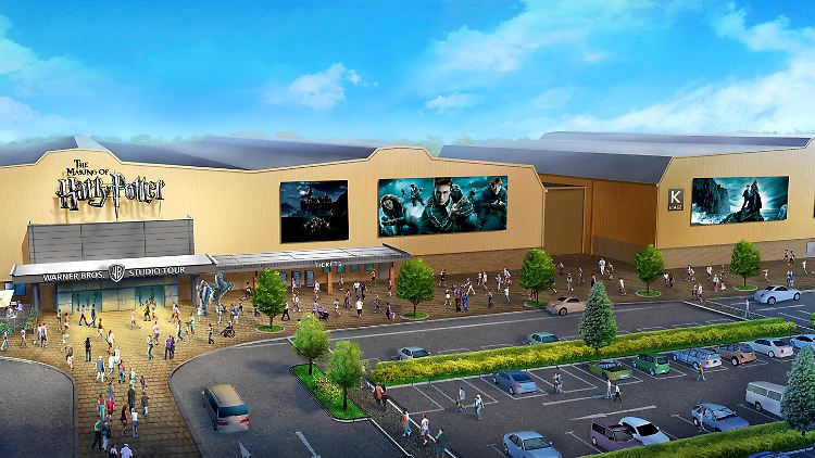 Computergeneriertes Bild der neuen Filmstudios von Warner Bros. im Norden Londons.