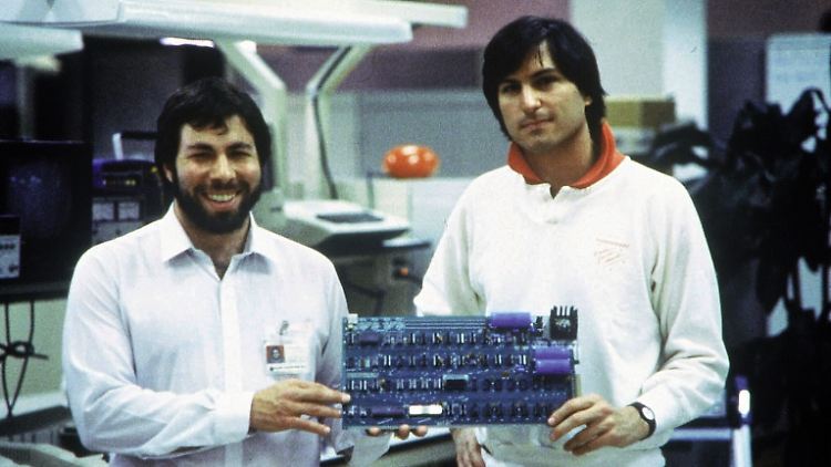 Einst tüftelte Wozniak gemeinsam mit Jobs.